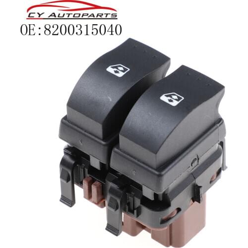 Window Control Switch front left Master Button For Renault Megane MK II 2002 2003 2004 - 2014 Scenic II 2 Espace IV 8200315040