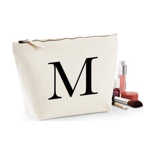 Personalised names or LETTERS bridesmaid wedding Gift Make Up Cosmetic Bags Unique Gift for Bridal Party Bags