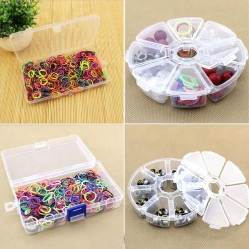 Plastic Adjustable Compartment Storage Box Jewelry Earring Bead Screw Holder Case Display Organizer Container