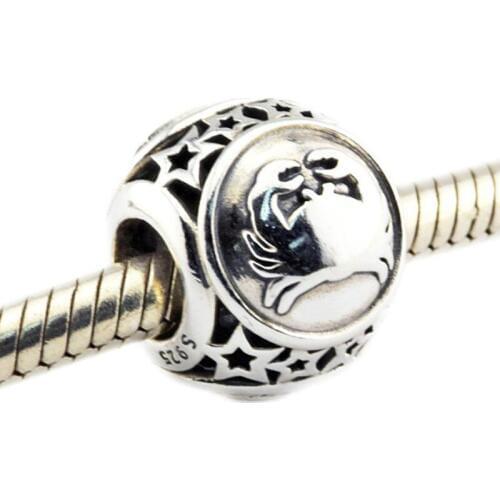 Fit Original Brand Bracelet Autumn Collection 925 Sterling Silver beads Cancer Star Sign Charm women jewelry Au006