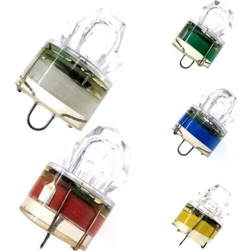 Underwater LED Flashing Night Fishing Light Squid Fish Attracting Lure Lamp