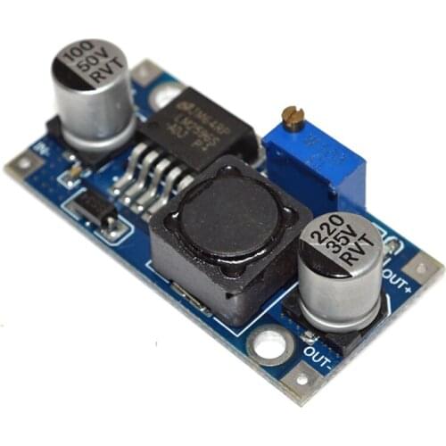 Step Down Buck Converter DC-DC 3-40V 3A Adjustable DC Voltage Converter Step-Down Power Supply Module LM2596S