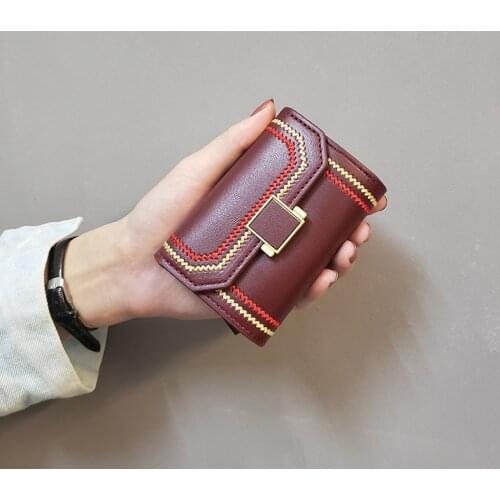 Luxury designer Short Wallet for Women Small Wallets PU Leather Coin Purse Ladies Fashion Hasp Mini Wallet for men Card Holders