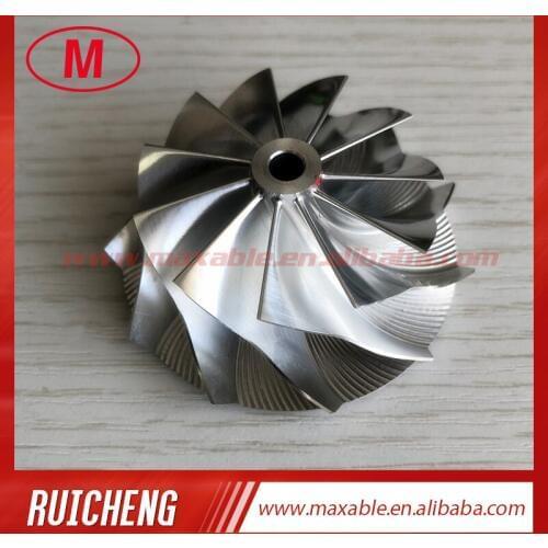 TD04HL 19T 11+0 blades 46.02/58.00mm 49189-X high performance Turbo Billet/milling/aluminum 2618 compressor wheel