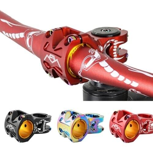 Bicycle Short Handlebar Stem Wake Mountain Bike 31.8 Stem for Bike MTB BMX Fixed Gear Sports Cycling Repair Modification