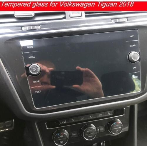 Tempered Glass Screen Protective Film Sticker GPS Multimedia LCD Guard For VW Volkswagen 2018 Tiguan Accessories