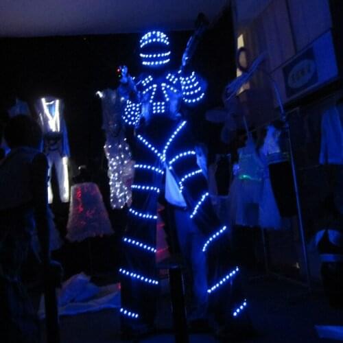 ZLED Clothing/Light suits/LED Costume / LED Robot suits/ Luminous costume/ led lights costumes