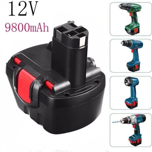 BAT043 BAT045 BAT120 12800mAh Nimh Ni-MH 12V Rechargeable Replacement Battery for Bosch 12V Drill GSR12VE-2 PSR12VE-2 2607335273