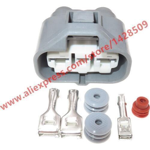 20 Sets 3 Pin Inline-Hybrid Auto Waterproof Sealed Electric Cable Plug High Current Connector 6189-0588
