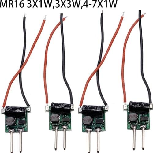 3X3W 600mA 3X1W 300mA 4-7X1W MR16 LED driver 3X3W transformer power supply for MR16 12V lamp, power 3pcs 3W LED high power lamp