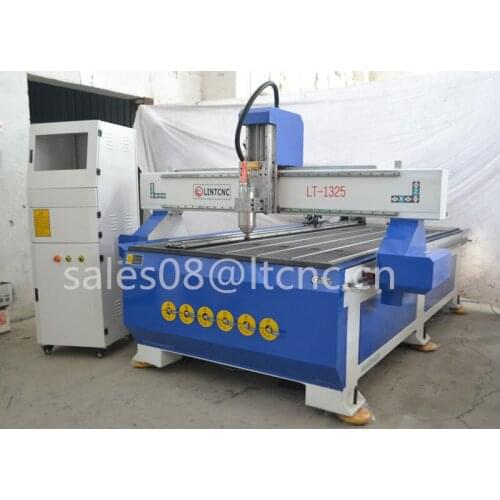 4 axis vacuum T-slot table wood cnc router 1325 with 5.5kw vacuum pump for cutting pvc/plastic/wood