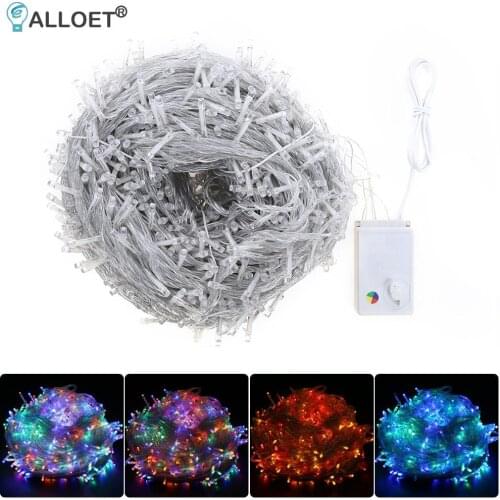400/800 LED 50/100M Christmas Decoration Home Party Lights String Xmas Outdoor Fairy String Lights Fairy Garland Lamp