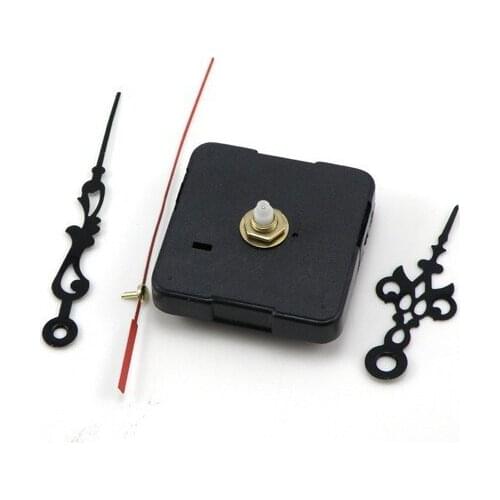 50pcs/lot mute Quartz Clock Movement Kit Spindle Mechanism with hands high accuracy