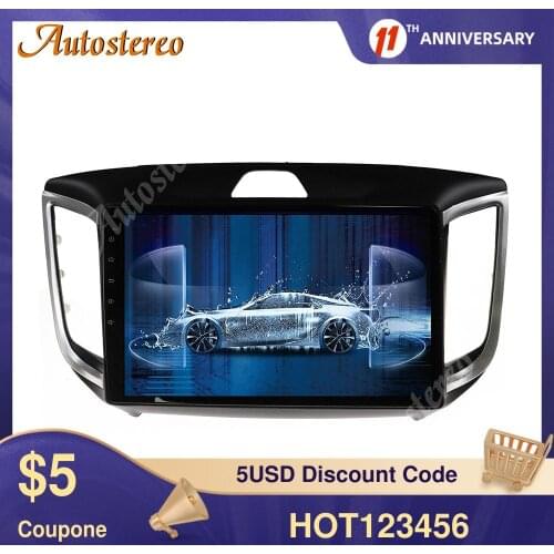 Android 9.0 64GB Car Multimedia Radio Player For Hyundai IX25 2014-2018 Car GPS Navigation Multimedia Player Radio Recorder ISP