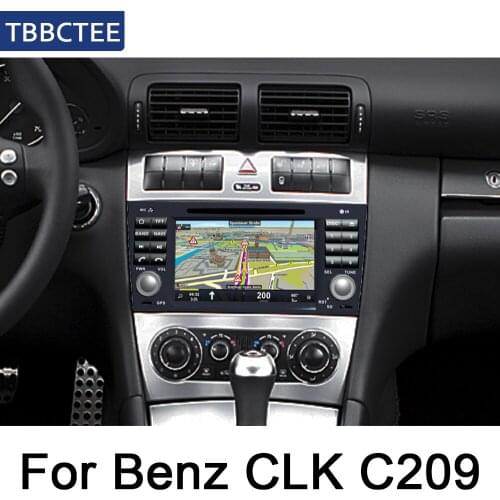 Car DVD GPS For Mercedes Benz CLK Class C209 A209 2000~2010 NTG Android Navi player Navigation WiFi BT Mulitmedia system audio