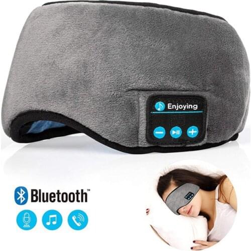 Wireless Bluetooth Eye Mask Headset Sleep Stereo Headset Subwoofer Blindfold Bluetooth 5.0 Head-mounted Sleeping Eye Cover