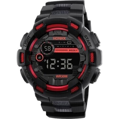 Honhx Watch Digital Wristwatches Six Styles Of Cool Sports Electronic Watches With Four Buttons Free Shipping Gifts reloj mujer