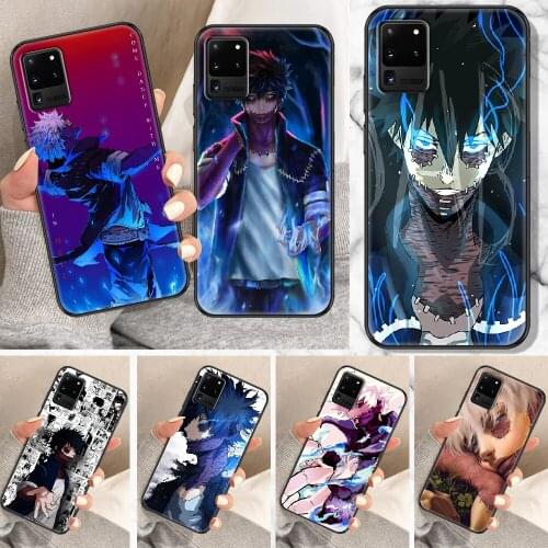 My Hero Academia Dabi Phone case For Samsung Galaxy Note 4 8 9 10 20 S8 S9 S10 S10E S20 Plus UITRA Ultra black painting