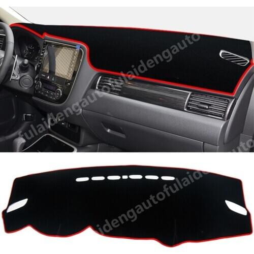 For Mitsubishi Outlander 2013-2019 Interior Car Dashboard Dash Mat Non-Slip Sun Cover Pad Mat car styling accessories