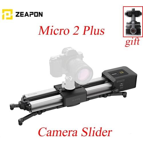 Zeapon Micro 2 Plus Camera Electric manual Slider Portable Travel Distance 54cm/21.2in 4.5kg All-Direction Capacity Motorized