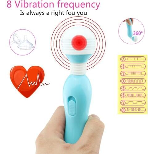 Dildo Vibrator 8 Speeds Powerful Clitoris Stimulate Female Vagina Massage Wand Adult Game Couples Masturbators For Women G-Spot