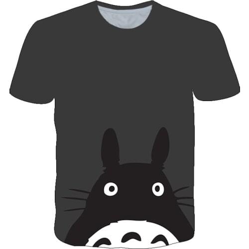 3D Print Totoro Graphic t shirts For Men and Women Summer New Fashion Casual Anime t-shirt Japanese Cartoon Kawaii Streetwear