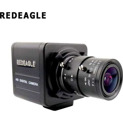 REDEAGLE 2.0mp Full HD TVI Surveillance Cameras 1080P Varifocal Zoom Security Video Camera 2.8-12MM Lens Metal Housing