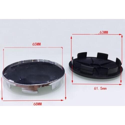 68mm Wheel Center Cap Hubs Car Styling Emblem Badge Logo Rims without 65mm Stickers Accessories
