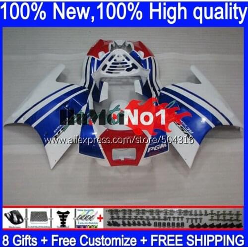 Body For HONDA NSR250R NS250 NSR 250 NSR 250R blue factory 1988 1989 131MC.28 MC16 MC18 PGM2 NSR250 R RR NSR250RR 88 89 Fairing