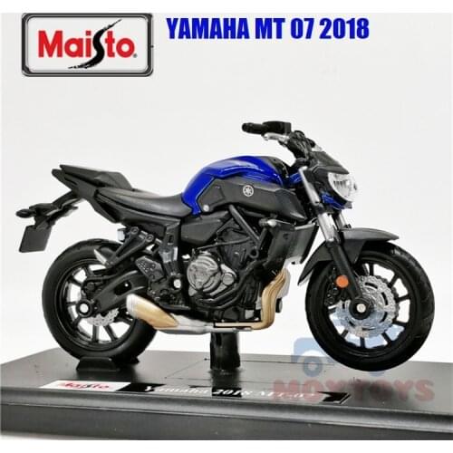 Maisto 1:18 Yamaha MT-07 2018 Diecast Model Motorcycle Toy Bike