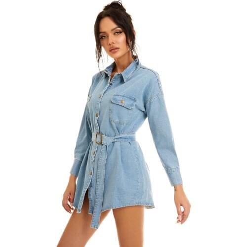 MEHEOL Fashion Denim Dresses