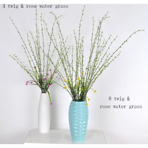 Simulation plant willow branches wreath material plastic green plant home decoration shooting props fake branches