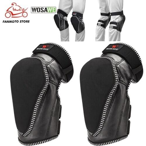 WOSAWE Skiing Skating Motorcycle Kneepads Moto Protection Knee Guard Protective Gear Motorbike Ridng Kneepads Cycling Knee Guard