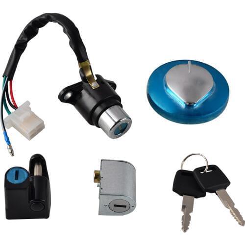 NICECNC Ignition Switch Gas Cap Helmet Seat Lock Key for Honda CMX250 Rebel 250 1985-2015 CA125 1995-1999
