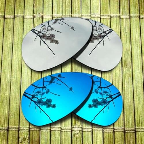 Polarized Replacement Lense For-Oakley Crosshair S Sunglasses Frame - Chrome & Blue Combine Options