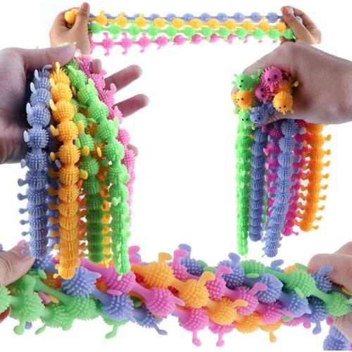 Worm Noodle Stretch String TPR Adults Children Rope Antistress Toys String Fidget Autism Vent Toys