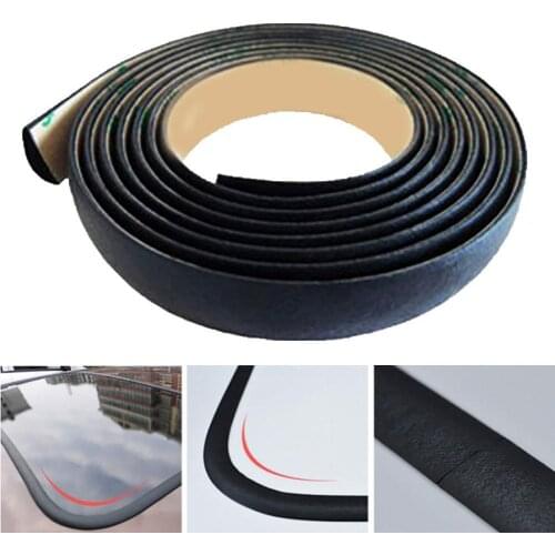 300cm Car Vehicle Windshield Waterproof Sound Insulation Rubber Sealing Strip