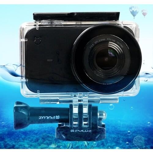 45m Underwater Acrylic Plexiglass Waterproof Housing Diving Case for Xiaomi Mijia Small Camera, with Buckle Basic Mount & Screw