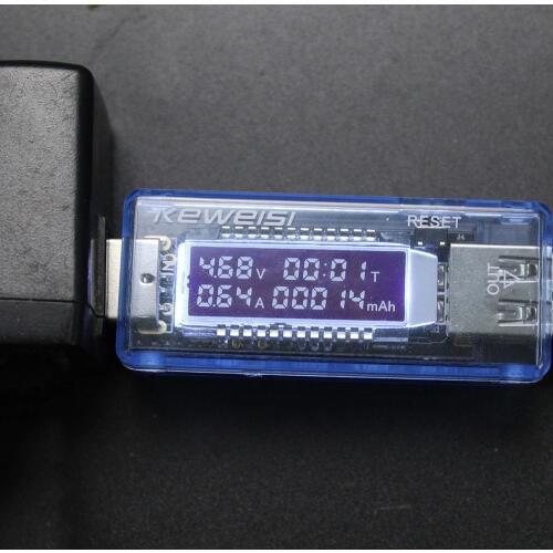 High Precision version 4 bit USB detector voltmeter ammeter power capacity tester meter mobile power voltage current