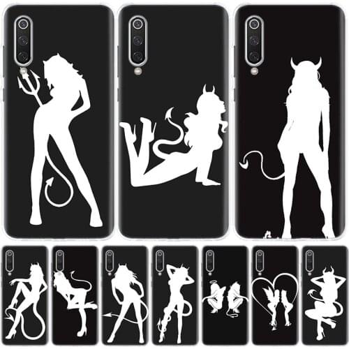 Angel And Devil Woman Phone Case for Xiaomi Redmi Note 10 9S 9 8T 9 8 7 7A 8A 9A 9C 6A 6 S2 K20 S30 Pro Fashion Cover Capa