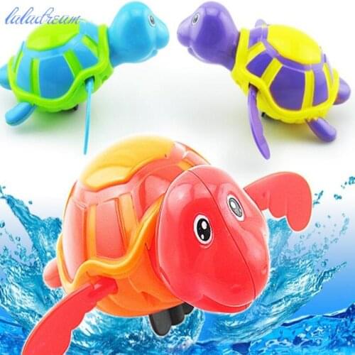 2pcs/lot Baby Kids Multi-type Wind Up Tortoise Chain Bathing Shower Clockwork water baby toys oyuncak toys for children