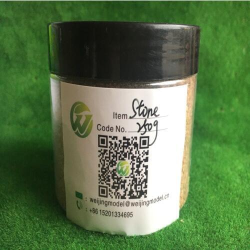 250g/lot Architecture Model Stone Sand Pebbles Landscape Model Train Materials Goose River Sand Foundation For Railway Ballast