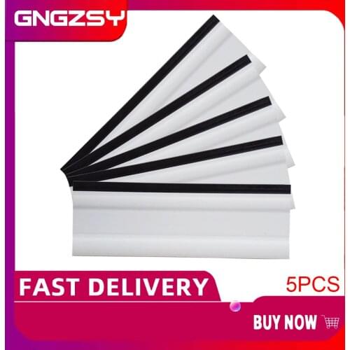 5pcs 6inch Soft Rubber Scrapers Auto Window Glass Clean Snow Scraper Vinyl Wrap Film Tool Car Styling Squeegee Blade Wiper 5A29