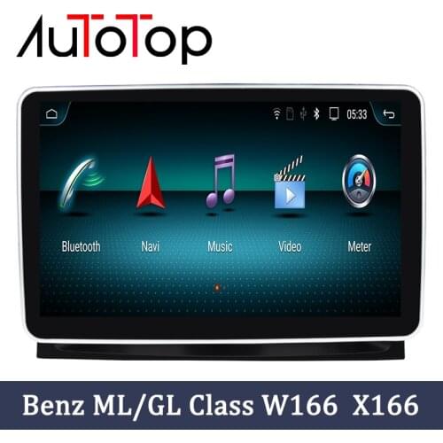AUTOTOP Car Stereo Multimedia Player For Mercedes Benz ML Class W166 GL X166 2012 2013 2014 2015 NTG4.5 Radio Monitor GPS Navi