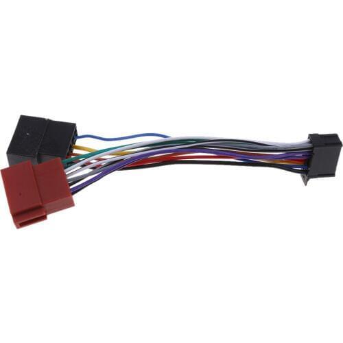 For Pioneer 16-Pin ISO Lead Wiring Loom Adaptor Plug Wire Radio Connector