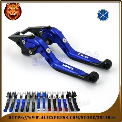 For YAMAHA XP 500 TMAX T-MAX TMAX530 TMAX500 2010 2012 2015 2016 Motorcycle Adjustable Folding Extendable Brake Clutch Lever