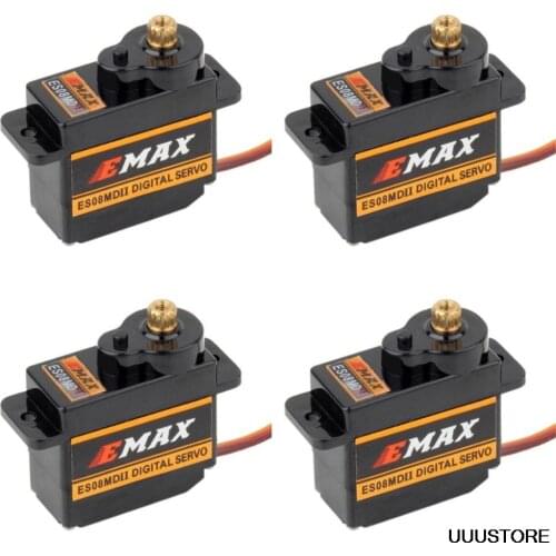 EMAX ES08MDII ES08MD II Digital Servo 12g/ 1.6/2.0 kg.cm High-speed Mini Metal Gear for RC FPV UAV Drone