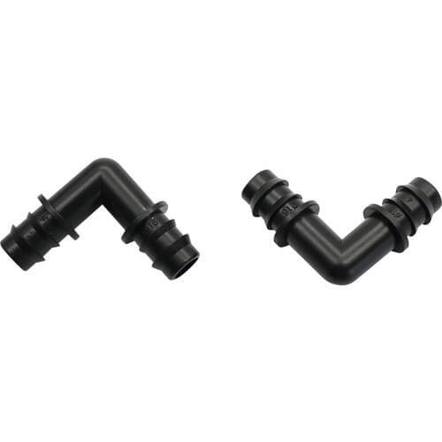 5 Pcs 12mm 90 Degree Angle Elbow Bend Pipe Fittings Garden Micro Irrigation Water Connectors Connector Repairman Water Hose