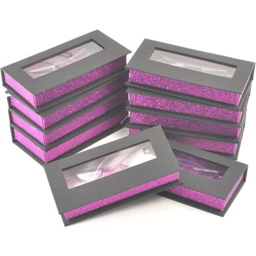 Lash Boxes Packaging Wholesale False Eyelash Packaging Box Custom Logo Faux Cils 25MM Mink Eyelashes Makeup Magnetic Lashes Case