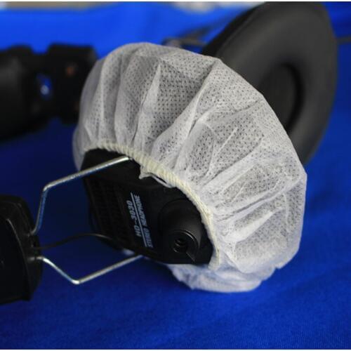 Linhuipad 12-13CM White Sanitary Headphone Covers 500pcs/lot